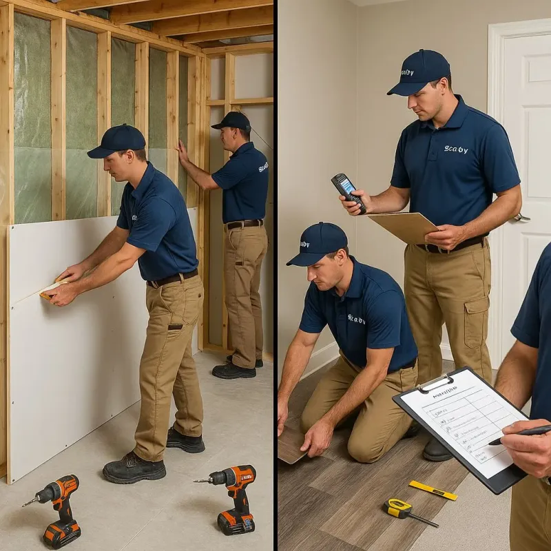 Repairs and Reconstruction process in Hamilton County, IL